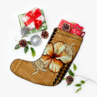 Hawaiian Vintage Hibiscus Christmas Stocking AH - Polynesian Pride