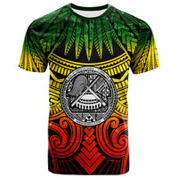 American Samoa T Shirt Reggae Classic Vignette Style Unisex Art - Polynesian Pride