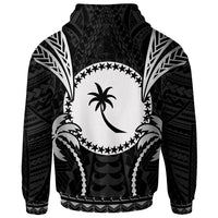 Cook Islands Zip up Hoodie Blood Runs Through My Veins Style Black - Polynesian Pride