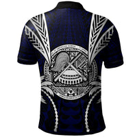 American Samoa Polo Shirt Blood Runs Through My Veins Style Flag - Polynesian Pride
