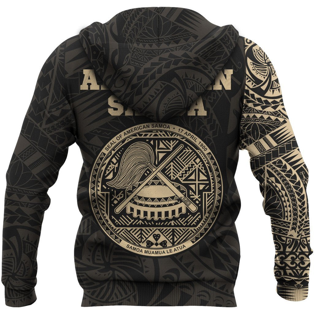 American Samoa Hoodie Tattoo Style Version 2.0 7 - Polynesian Pride