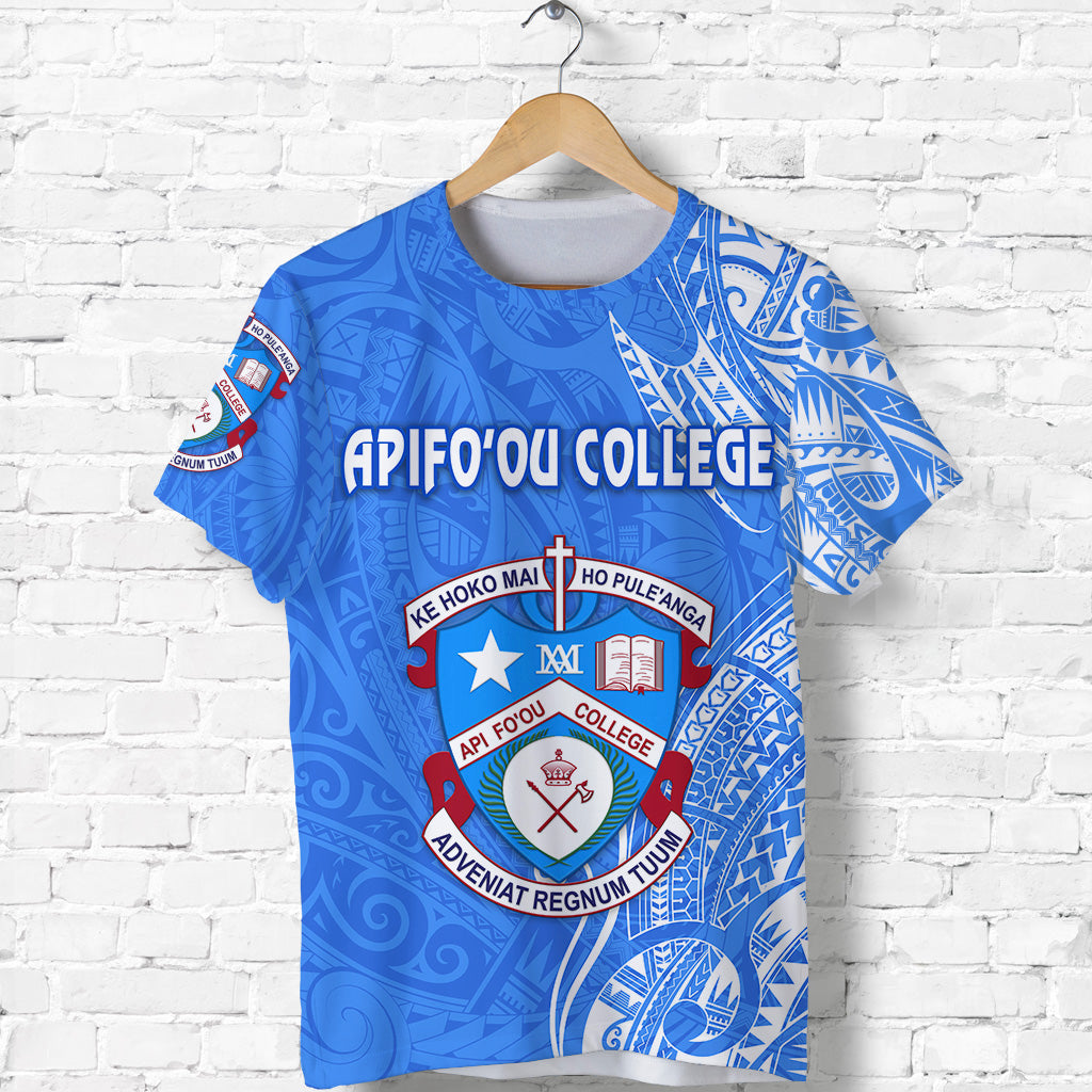 Custom Tonga Apifoou College T Shirt Simple Vibes, Custom Text and Number LT8 - Polynesian Pride