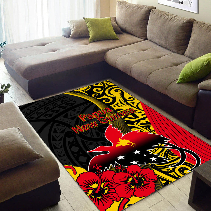 Papua New Guinea Area Rug Vibe Style LT6 - Polynesian Pride