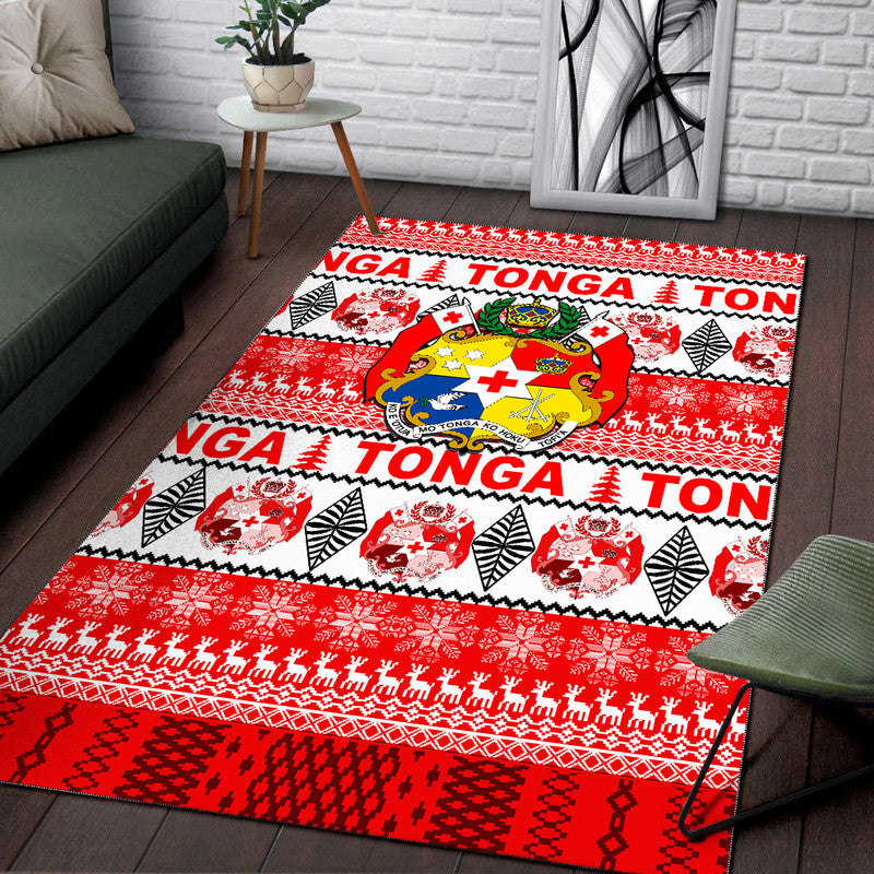 Tonga Christmas Area Rug 2022 LT6 - Polynesian Pride