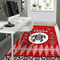 Mate Ma'a Tonga Ngatu Fonu Rugby Area Rug LT6 - Polynesian Pride