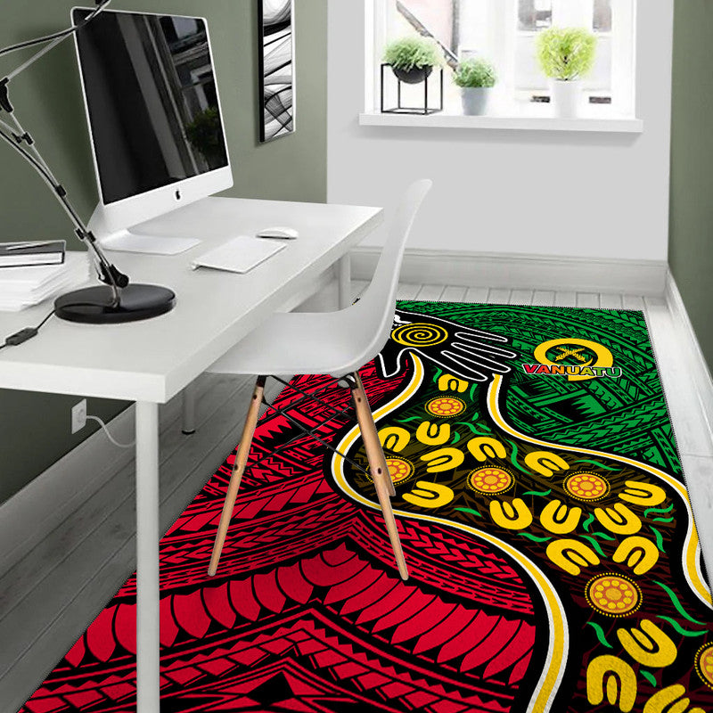 Vanuatu Mix Aboriginal Area Rug LT6 - Polynesian Pride
