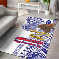 American Samoa Independence Day Area Rug Simple Style LT9 White - Polynesian Pride
