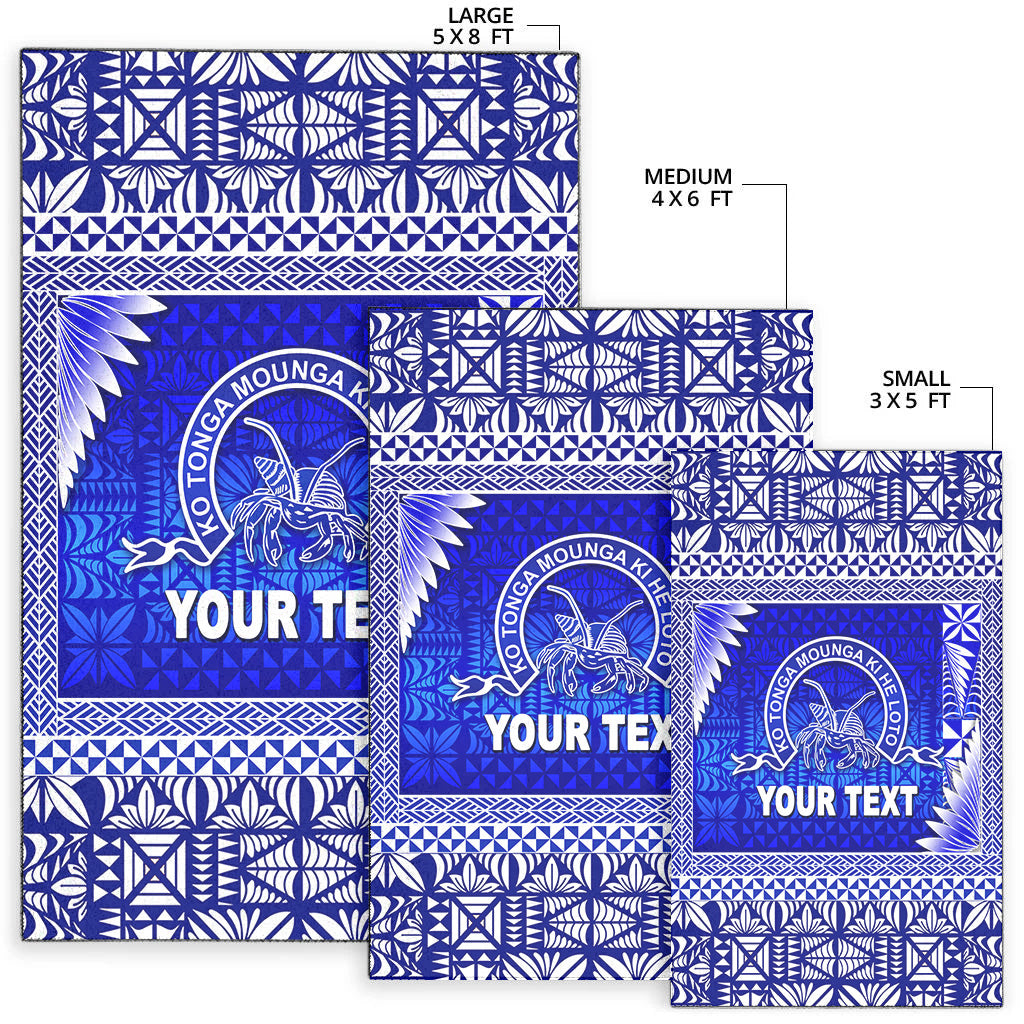 (Custom Personalised) Tonga Queen Salote College Area Rugs Simplified Version LT8 - Polynesian Pride