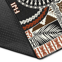 Bula Fiji Area Rug Masi Tapa Patterns Style LT6 - Polynesian Pride