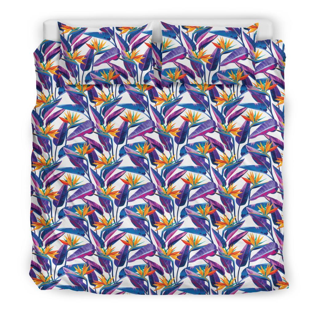 Hawaiian Tropical Strelitzia Flower Polynesian Bedding Set - Polynesian Pride