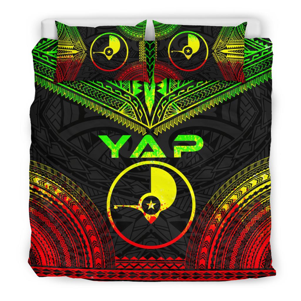 Yap Polynesian Chief Duvet Cover Set - Reggae Version - Polynesian Pride