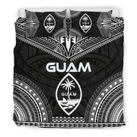 Guam Polynesian Chief Duvet Cover Set - Black Version - Polynesian Pride