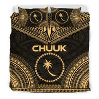 Chuuk Polynesian Chief Duvet Cover Set - Gold Version - Polynesian Pride