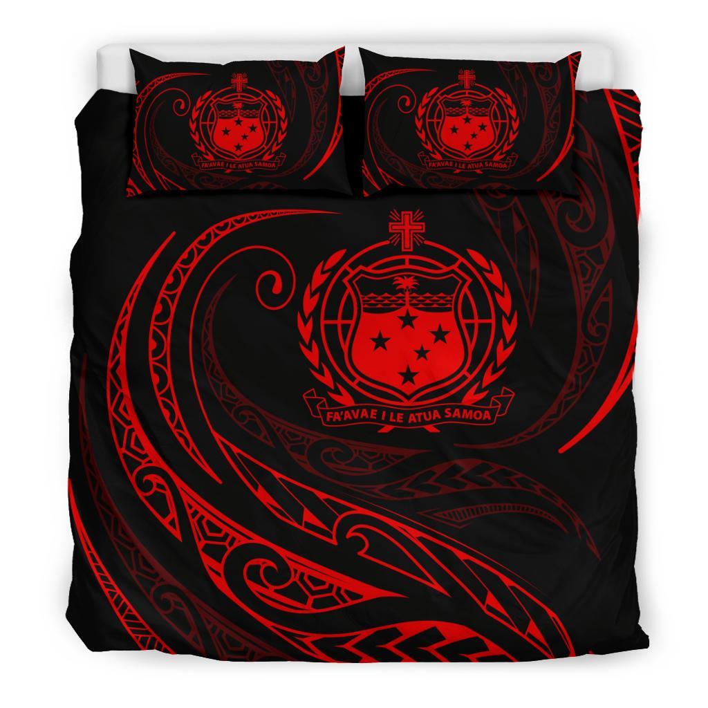 Samoa Bedding Set - Red - Frida Style - Polynesian Pride