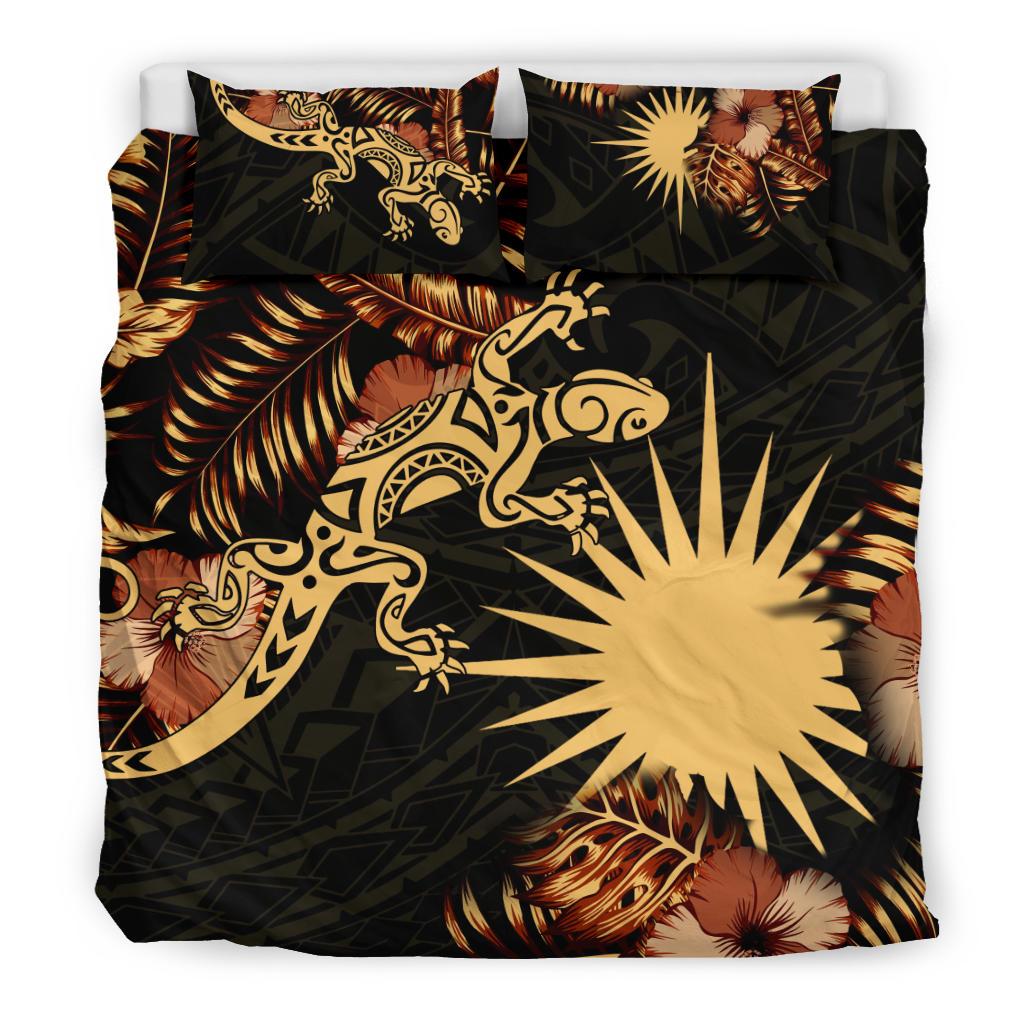 Polynesian Duvet Cover Set - Marshall Islands Duvet Cover Set Lizrad Lucky - Polynesian Pride