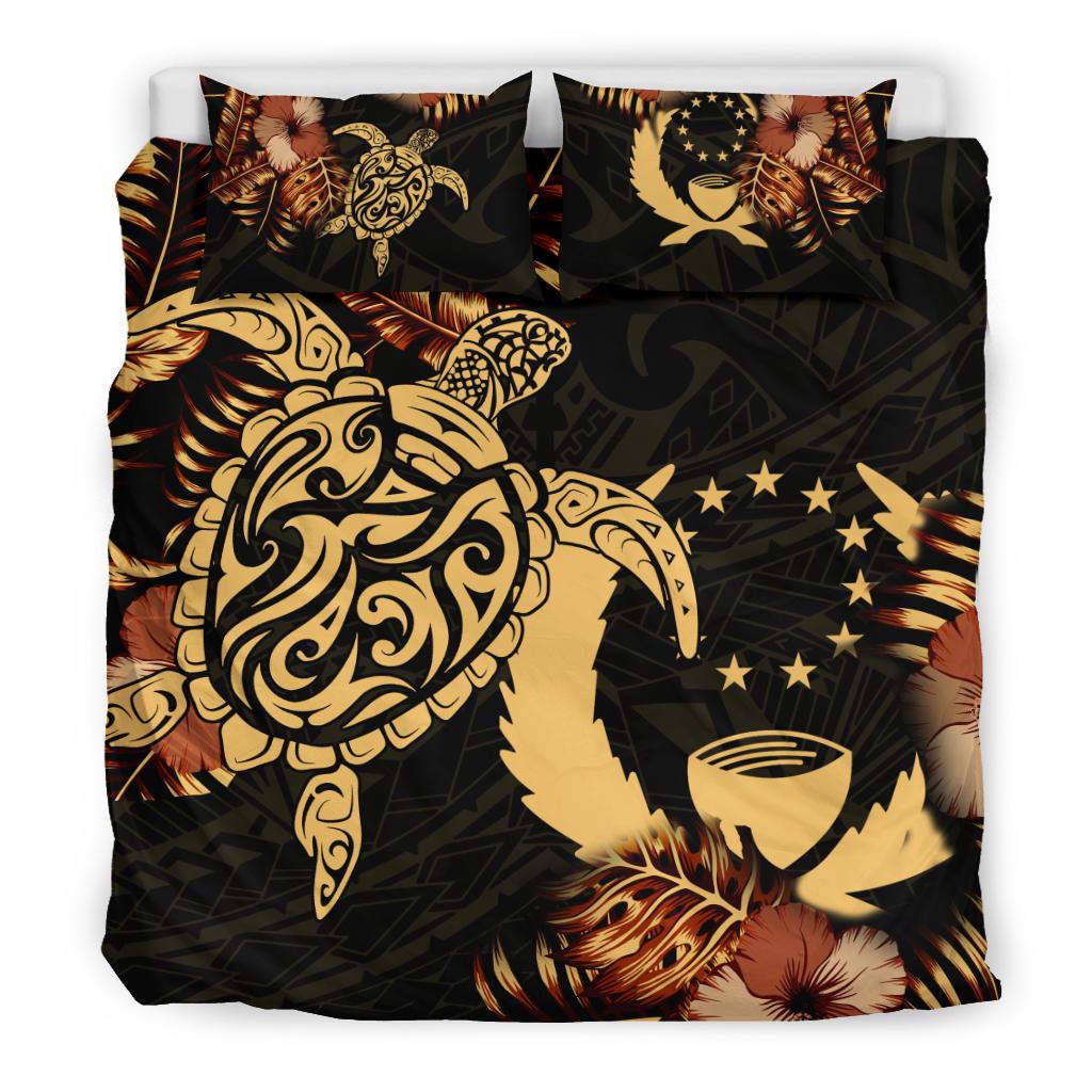 Polynesian Duvet Cover Set - Pohnpei Duvet Cover Set Turtle Lucky - Polynesian Pride