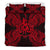 Polynesian Bedding Set - Vanuatu Duvet Cover Set Map Red - Polynesian Pride