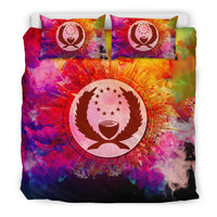 Polynesian Bedding Set Pohnpei Duvet Cover Set Bright Style Red - Polynesian Pride