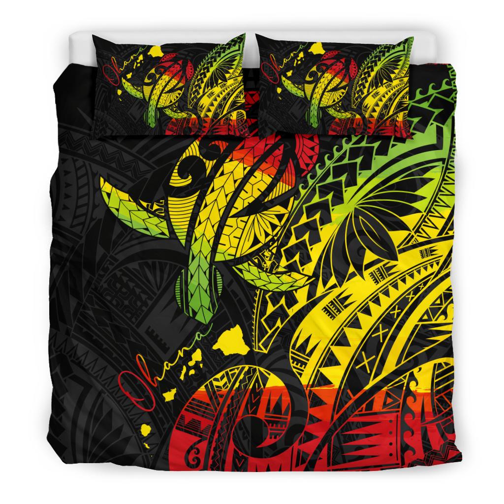 Hawaiian Ohana Reggae Turtle Bedding Set - Polynesian Pride