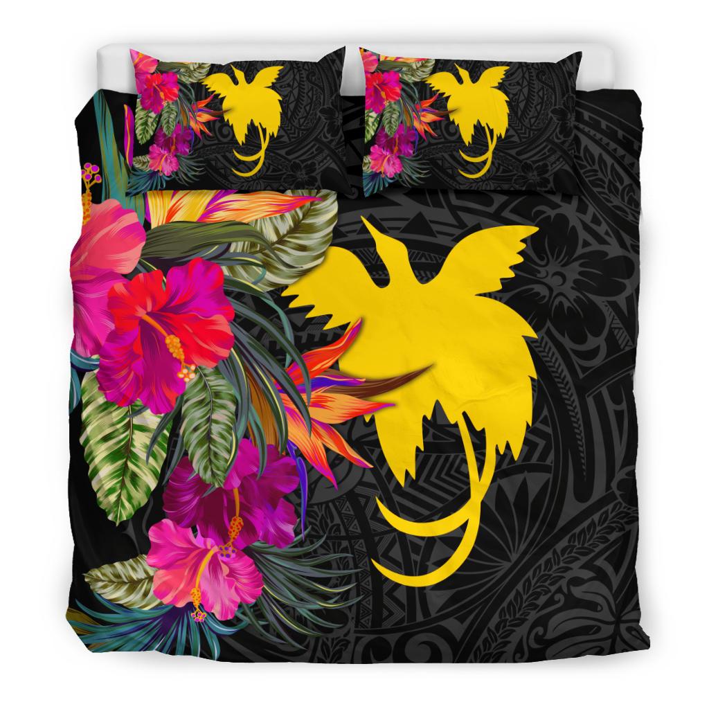Papua New Guinea Bedding Set - Hibiscus Polynesian Pattern - Polynesian Pride