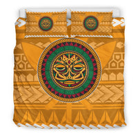 Hawaii Tiki Kanaka Polynesian - Bedding Set AH - Polynesian Pride