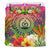 Vanuatu Polynesian Bedding Set - Manta Ray Tropical Flowers - Polynesian Pride