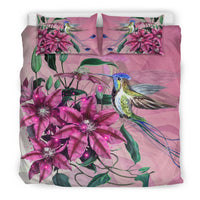 Hawaii Clematis Humming Bird Bedding Set - Polynesian Pride