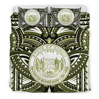 Hawaii Bedding Sets - Polynesian Tattoo & Hawaii Coat of Arm - Polynesian Pride