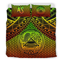 Polynesian American Samoa Bedding Set - Reggae Vintage Polynesian Patterns - Polynesian Pride