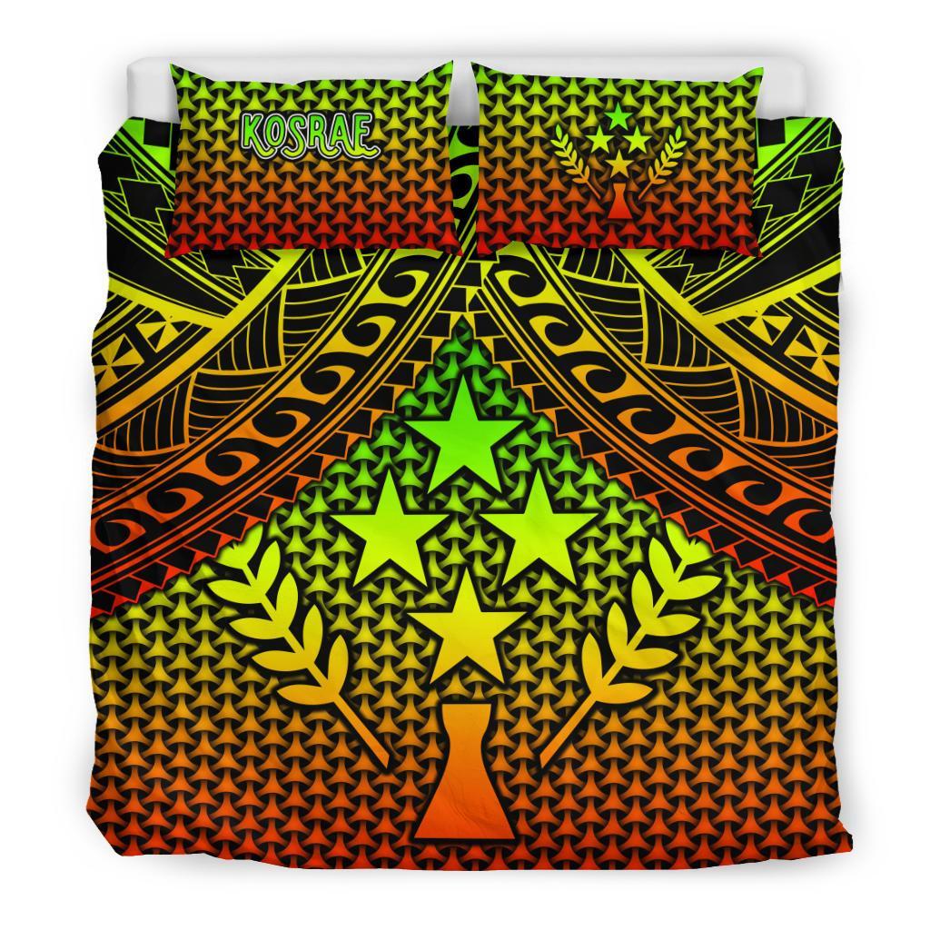 Polynesian Kosrae Bedding Set - Reggae Vintage Polynesian Patterns - Polynesian Pride