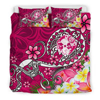 Tonga Bedding Set - Turtle Plumeria (Pink) - Polynesian Pride