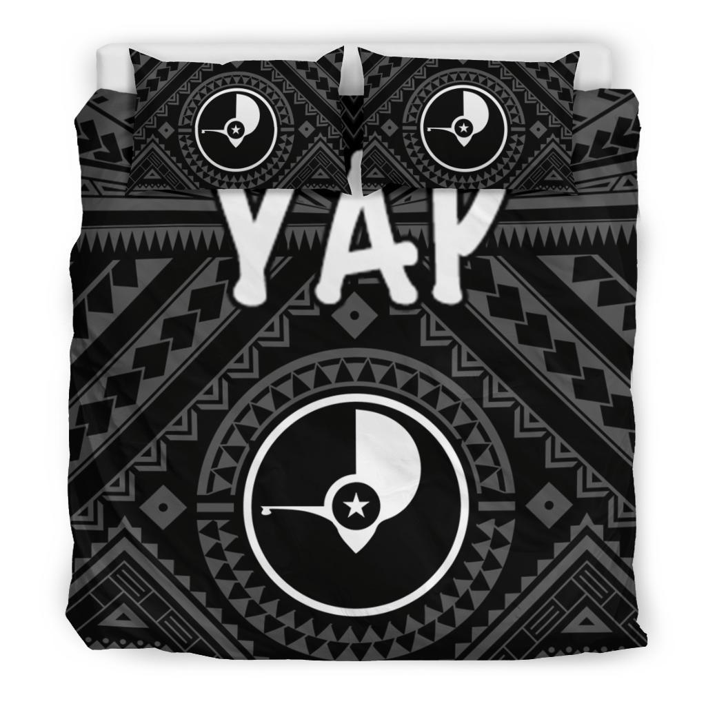 Yap Bedding Set - Yap Seal With Polynesian Tattoo Style - Polynesian Pride