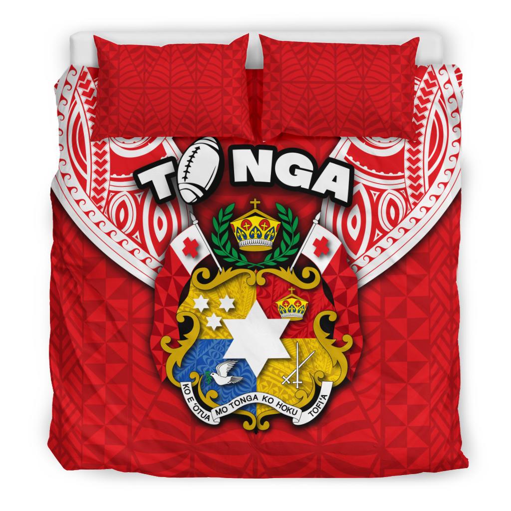 Tonga Rugby Bedding Set Royal Style - Polynesian Pride