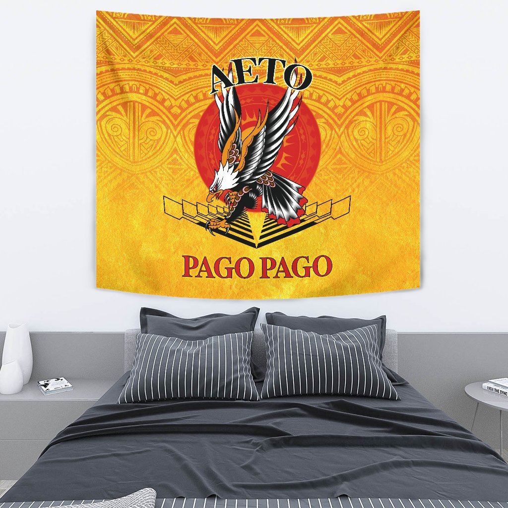 American Samoa Tapestry - Pago Pago Aeto (Ver 2) - Polynesian Pride
