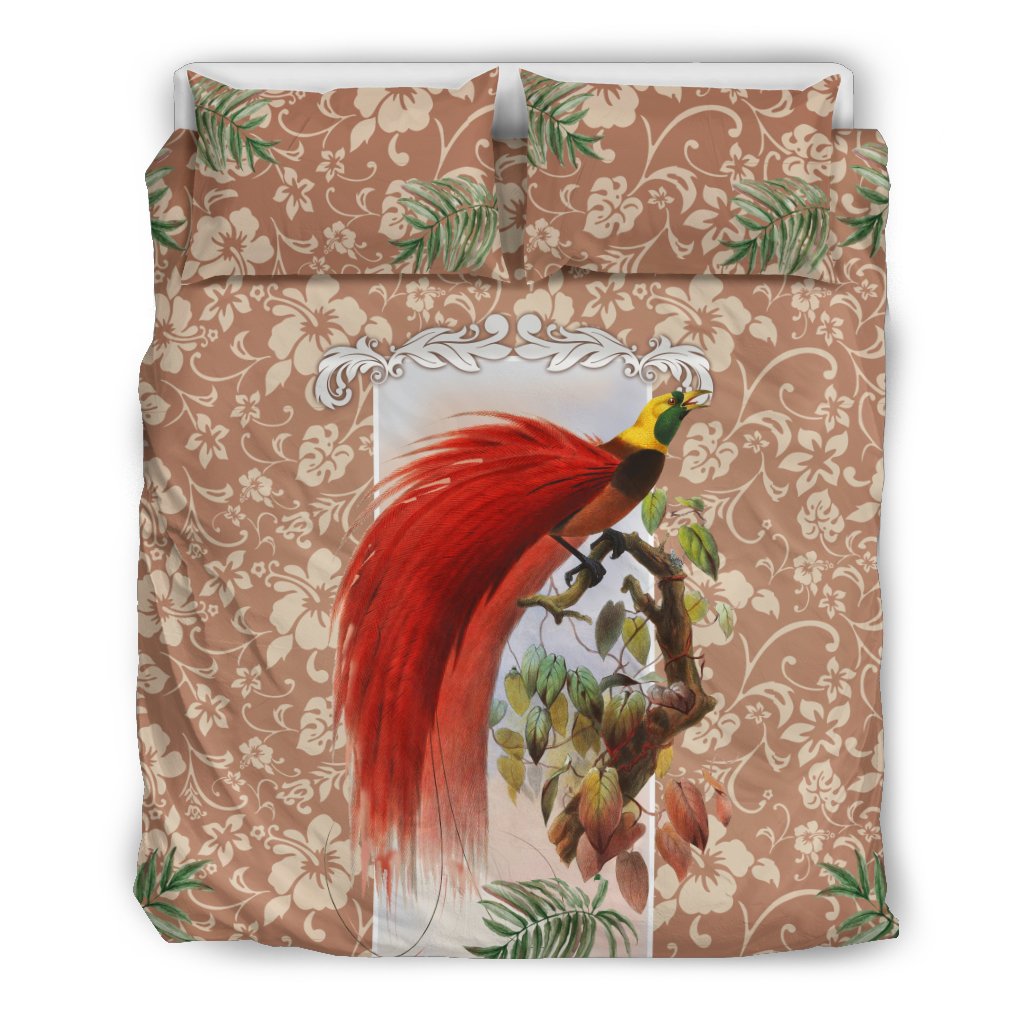 Papua New Guinea Duvet Cover Set - Raggiana Of Paradise - Polynesian Pride