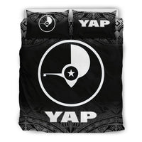Yap Duvet Cover Set - Black Fog Style - Polynesian Pride
