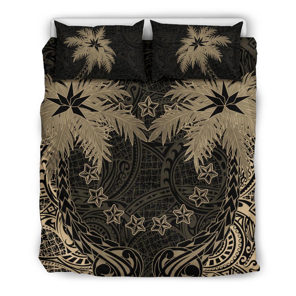 Cook Islands Duvet Cover Set - Cook Islands Flag Coconut (Duvet Cover) - Polynesian Pride