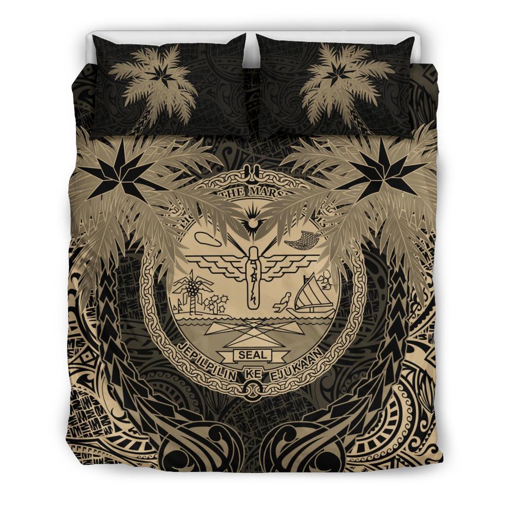 Marshall Islands Duvet Cover Set - Marshall Islands Seal Coconut (Duvet Cover) - Polynesian Pride