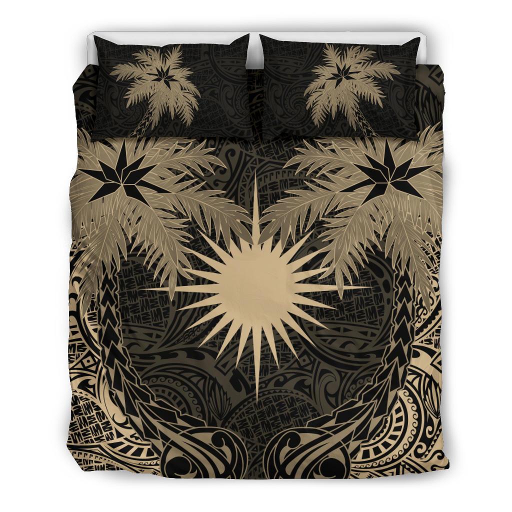 Marshall Islands Duvet Cover Set - Marshall Islands Flag Coconut (Duvet Cover) - Polynesian Pride