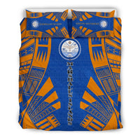 Marshall Islands Duvet Cover Set - Polynesian Tattoo Flag - Polynesian Pride