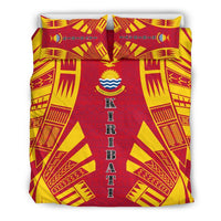 Kiribati Duvet Cover Set - Polynesian Tattoo Flag - Polynesian Pride