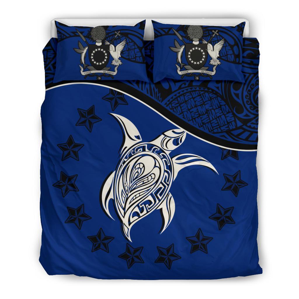 Cook Islands Bedding Set Dark Blue - Polynesian Pride