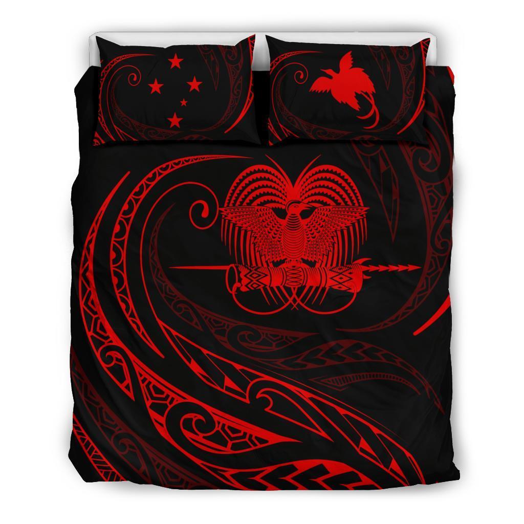 Papua New Guinea Bedding Set - Red - Frida Style Red - Polynesian Pride