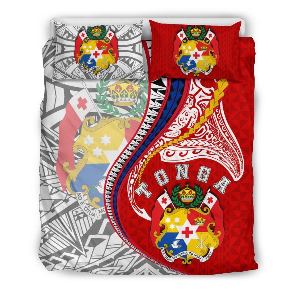 Polynesian Bedding Set - Tonga Duvet Cover Set Kanaloa Tatau Gen TO - Polynesian Pride