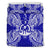 Polynesian Bedding Set - Vanuatu Duvet Cover Set Map Blue - Polynesian Pride
