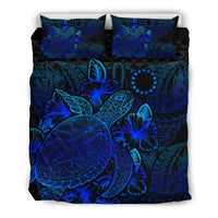 Polynesian Bedding Set - Cook Islands Duvet Cover Set Blue Color - Polynesian Pride
