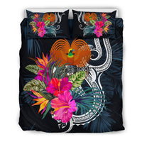 Polynesian Bedding Set - Papua New Guinea Duvet Cover Set Tropical Flowers - Polynesian Pride
