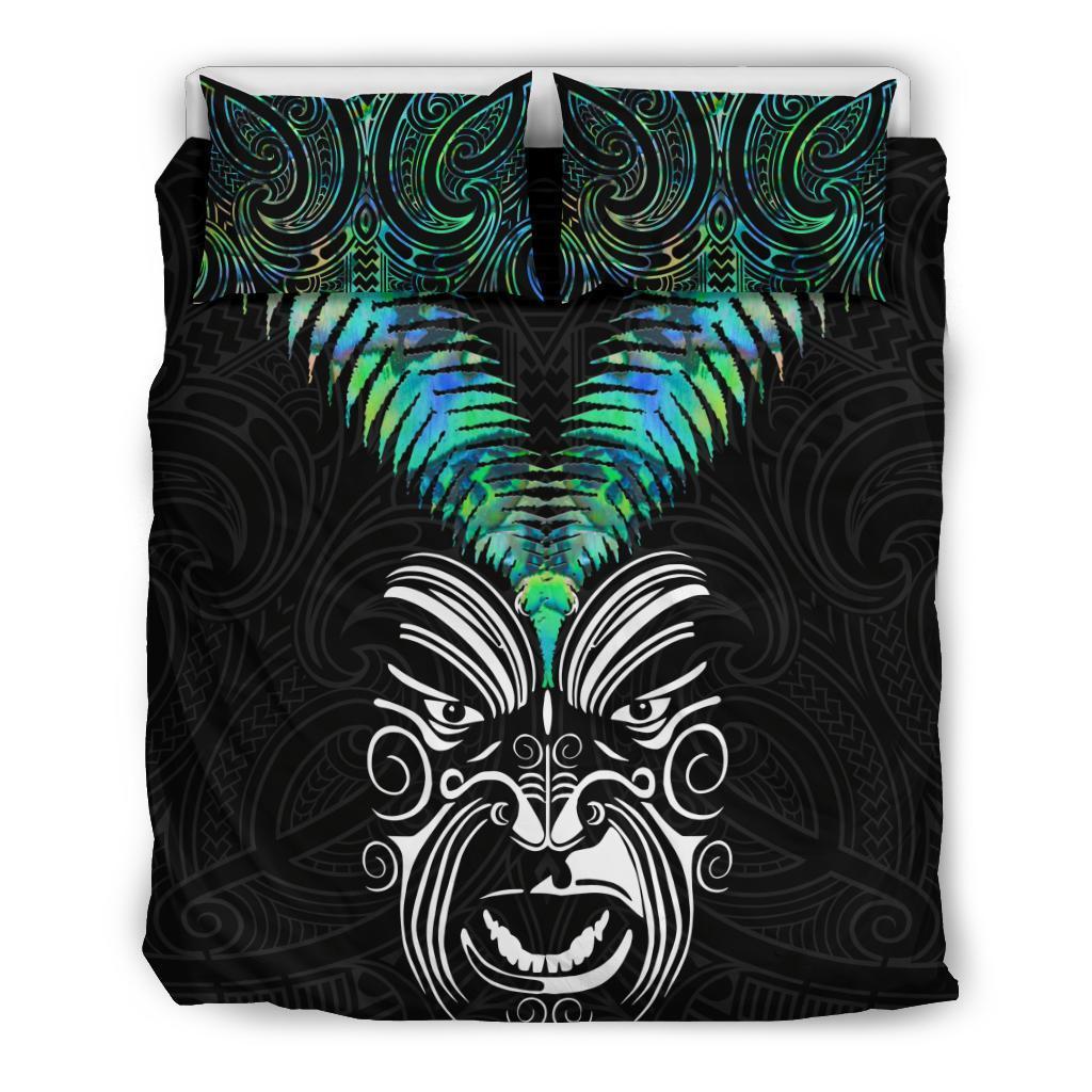 New Zealand Maori Moko Bedding Set Paua Shell - Polynesian Pride