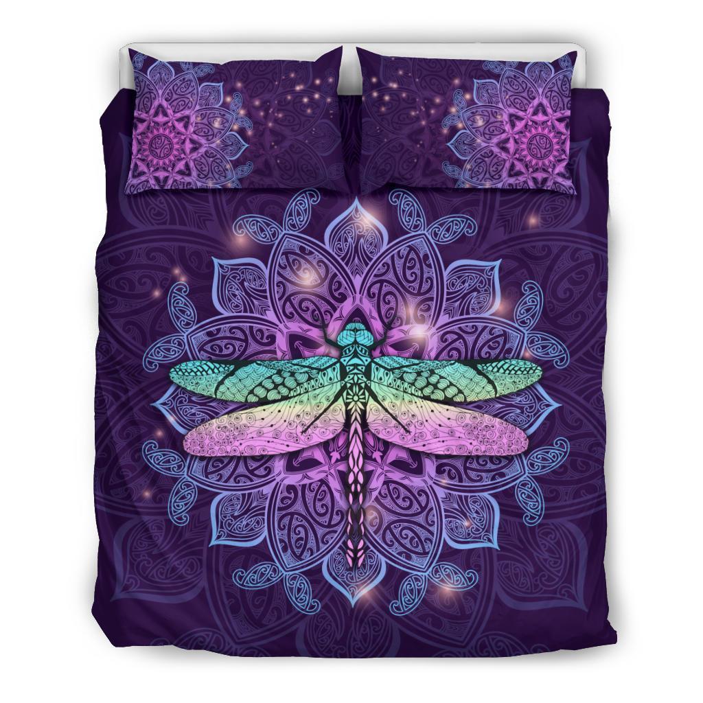 Maori Mandala Dragonfly Bedding Set - Polynesian Pride