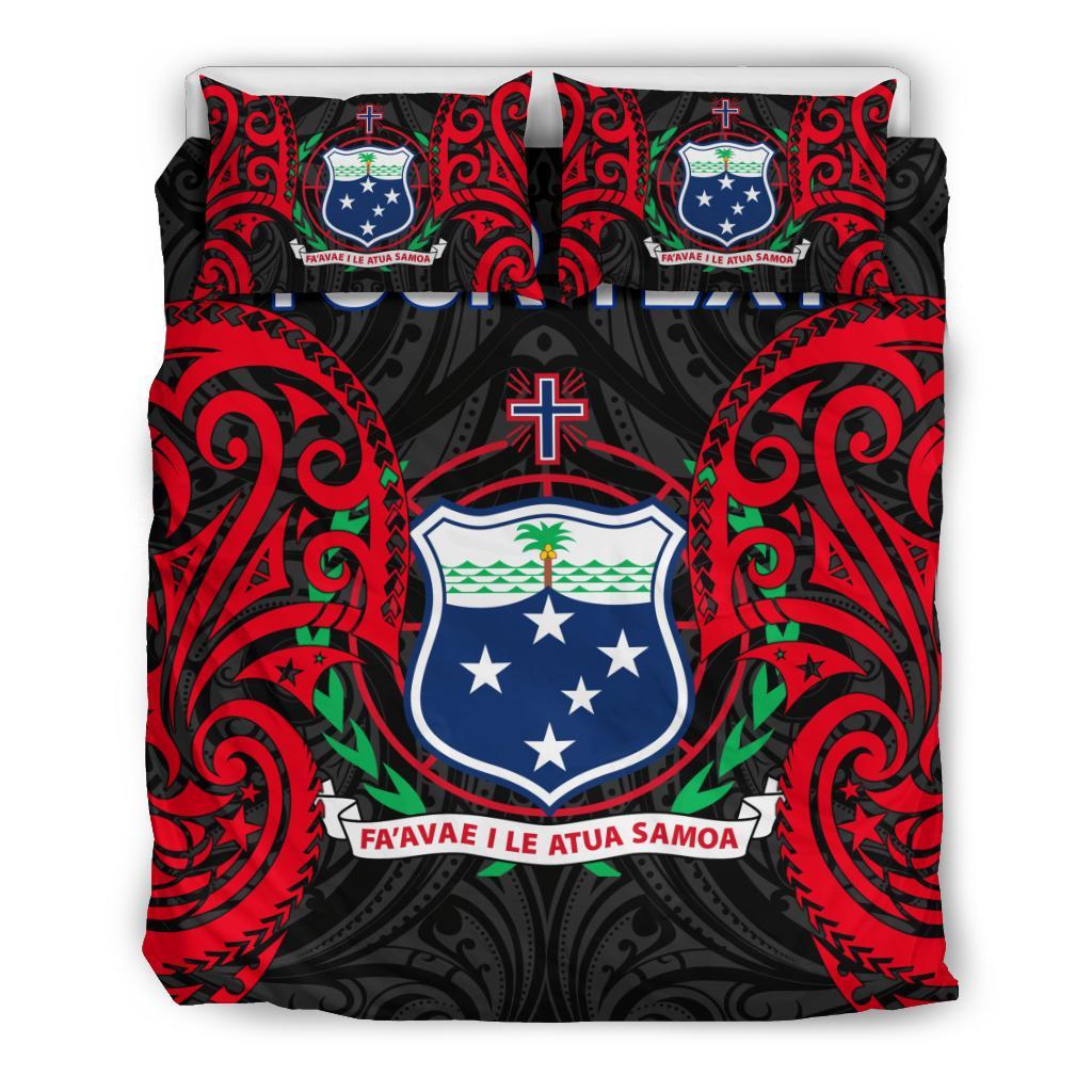 Samoa Polynesian Custom Personalised Bedding Set - Samoan Spirit - Polynesian Pride